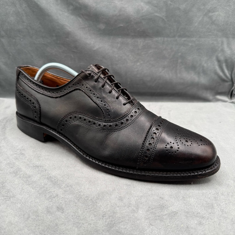 Allen Edmonds Rutland Men’s 11.5 (Narrow)‎ Dark Brown Walnut Wingtip Dress Shoes